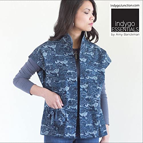 Indygo Junction Mandarin Vest Sewing Pattern #TOP5