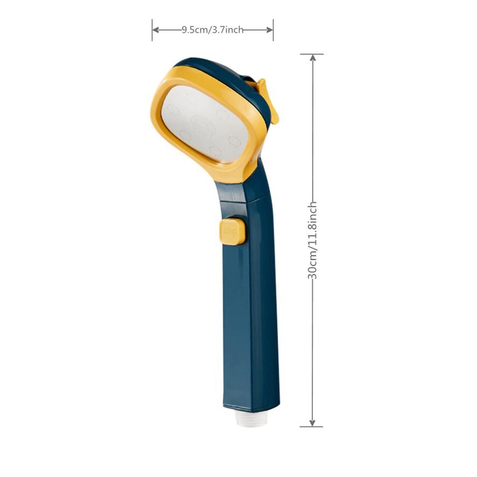 Duchas de mano, cabezal de ducha ajustable de 4 posiciones, cabezal de ducha con rociador de ahorro de agua de alta presión, cabezal de ducha de masaje a presión de mano para baño, cabezales de ducha