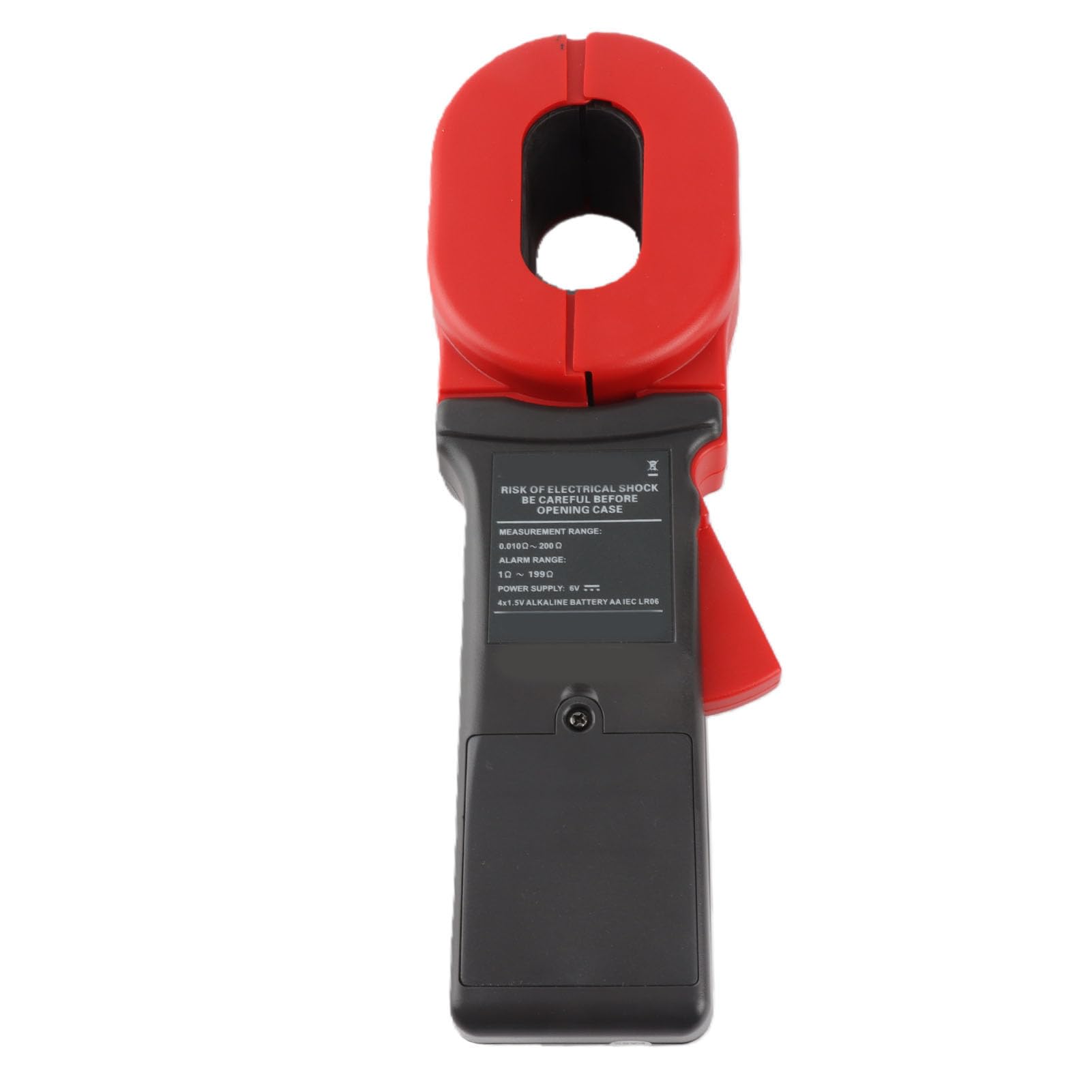 Fabater ETCR2000A+ Cyfrowy Cęgowy Tester Rezystancji Uziemienia, 0,01–200 Ω Miernik Uziemienia z Wyświetlaczem LCD, 500 Zestawów Przechowywania Danych, Automatyczny Zakres, 50/60 Hz, dla Pól