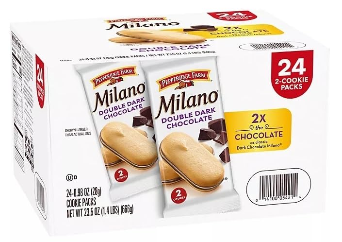 Amazon.com: Generic Milano Double Dark Chocolate Cookies 0.98 oz