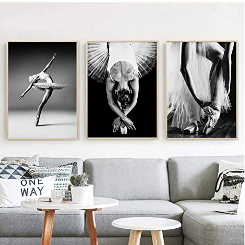 Danse de ballet affiche murale pour une déco salon chic