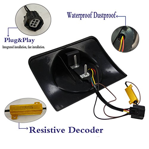 Sktyants Led Round Tail Light Brake Light Turn Signal Reverse Light For Jeep Wrangler Unlimited Jk 4 Door Led Taillight(2 Pcs) #TOP4