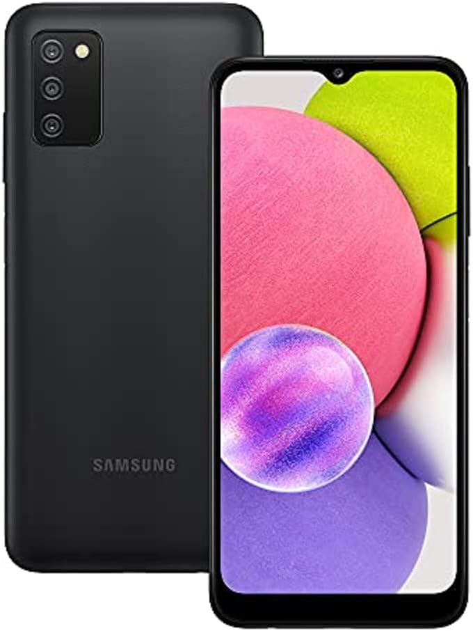 Samsung Galaxy A03s 32GB Black Unlocked (Renewed)