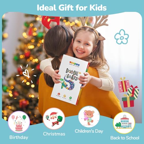 TECJOE 3 Pack LCD Writing Tablet,8.5 Inch Colorful Doodle Board Drawing Tablet for Kids,Kids Travel Games Activity Learning Toys Birthday Gifts for 3 4 5 6 Year Old Boys and Girls Toddlers - Image 7