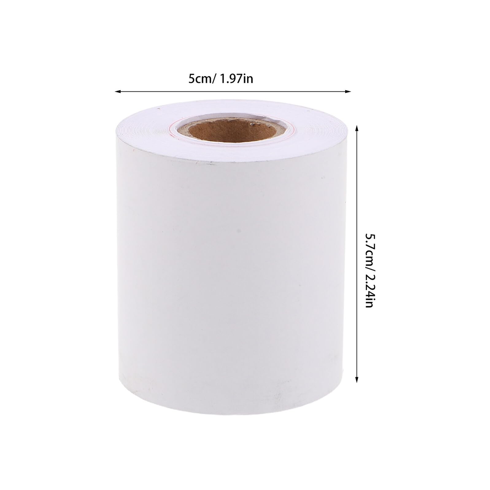 Abaodam 8 Rollos Rollo de Papel Térmico para Impresora Óptica 8 Unidades Tamaño Grande 2 Pulgadas Ancho Papel para Impresión de Recibos Tarjetas Crédito Accesorios Optometría Uso