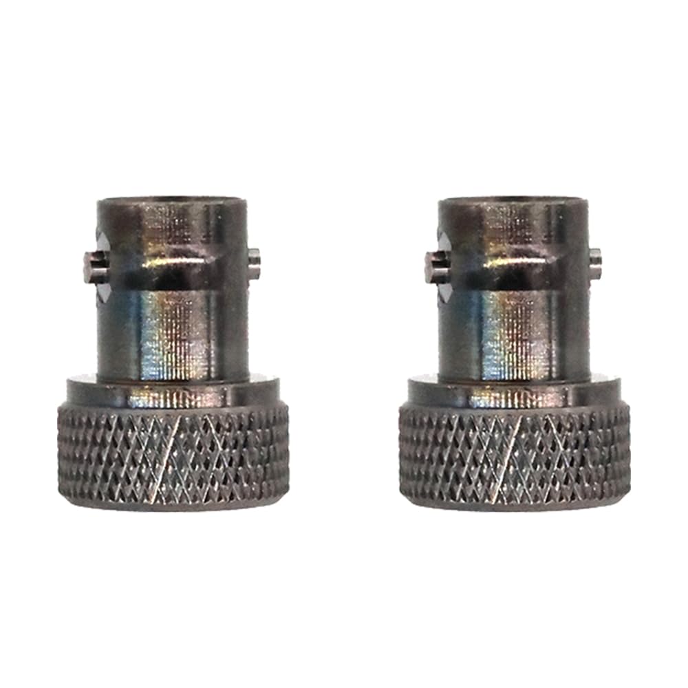 YiNiTone 2pcs SMA Male to BNC Female Connector Low Loss for Retevis RT85 RA89 RB17V RT81 P2 YAESU Vertex TYT Wouxun Ham Radio Convert Adapter Walkie