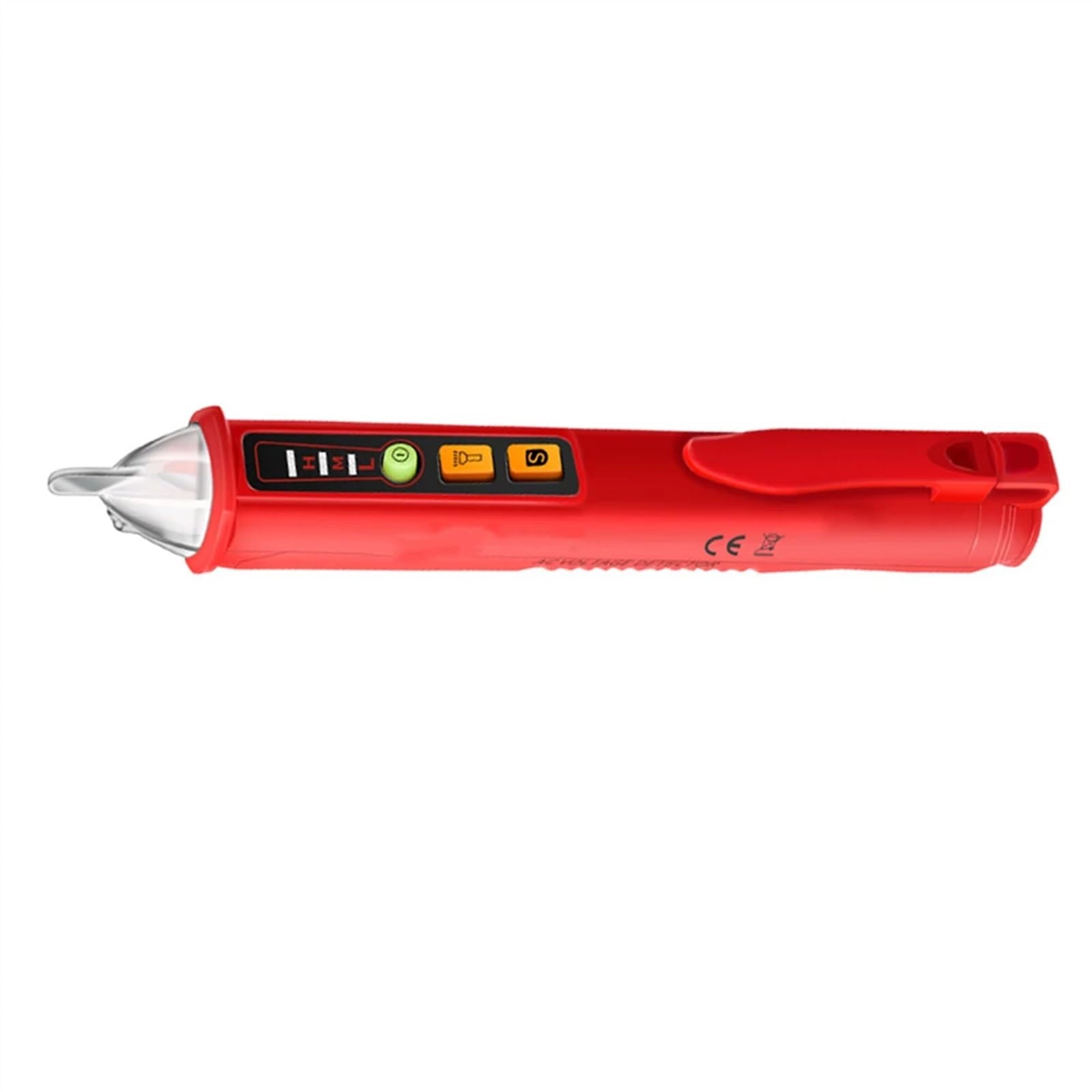 Tester napięcia AC/DC, bezdotykowy, 12-1000 V, czujnik prądu, AC10A (Rosso)