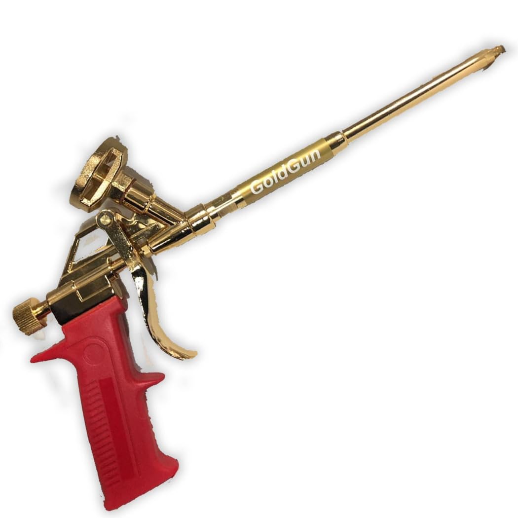 Trade Shop - PISTOLA PER SCHIUMA POLIURETANICA EROGATORE CON ATTACCO UNIVERSALE G116 GOLDGUN -