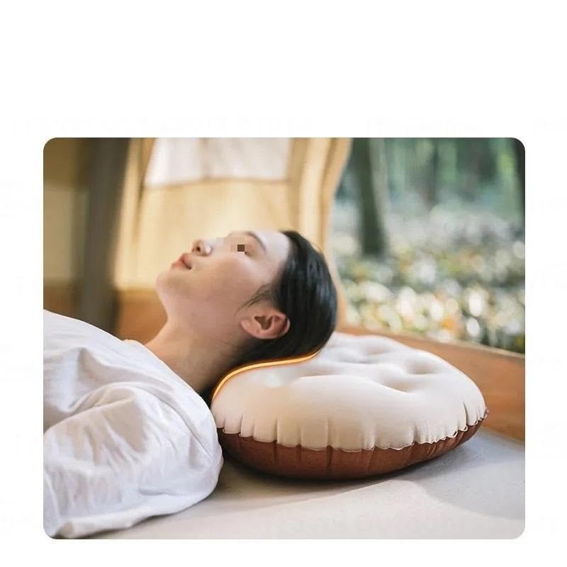 Oreiller de camping gonflable ultraléger for adulte, oreiller gonflable de, oreiller gonflable compact for dormir, coussin d'oreiller de de camping gonflable doux, coussin d'oreiller compressible ultr