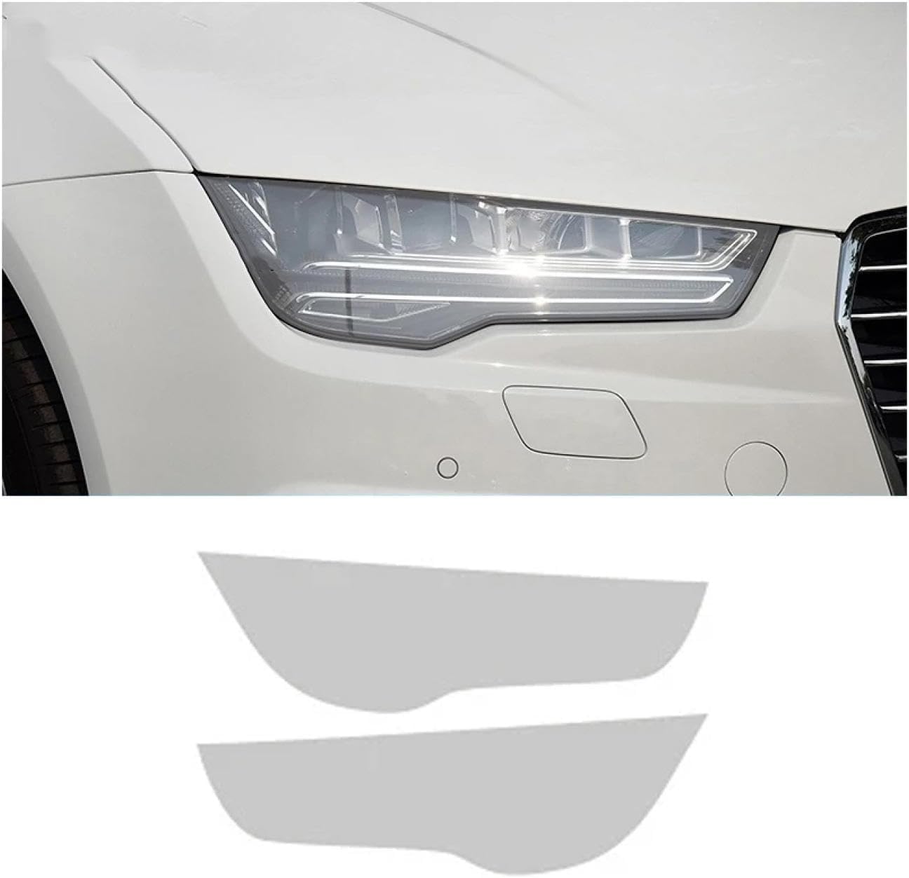 SamLng Car Front Light Film for A7/S7 2015-2018 Car Headlight Protective Film Car Front Headlamp Protection Film car Lights Film Headlight Anti-Scratch Non-Yellowing Protective Film