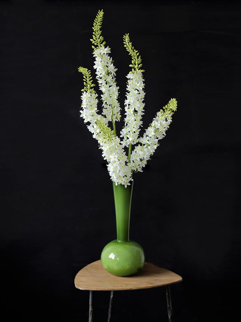 Sztuczne kwiaty Sztuczne kwiaty, 1 sztuka, 37,4"/95 cm długości całkowitej – sztuczna dekoracja kwiatowa do salonu, sypialni, jadalni, biura i na wesele(Green)