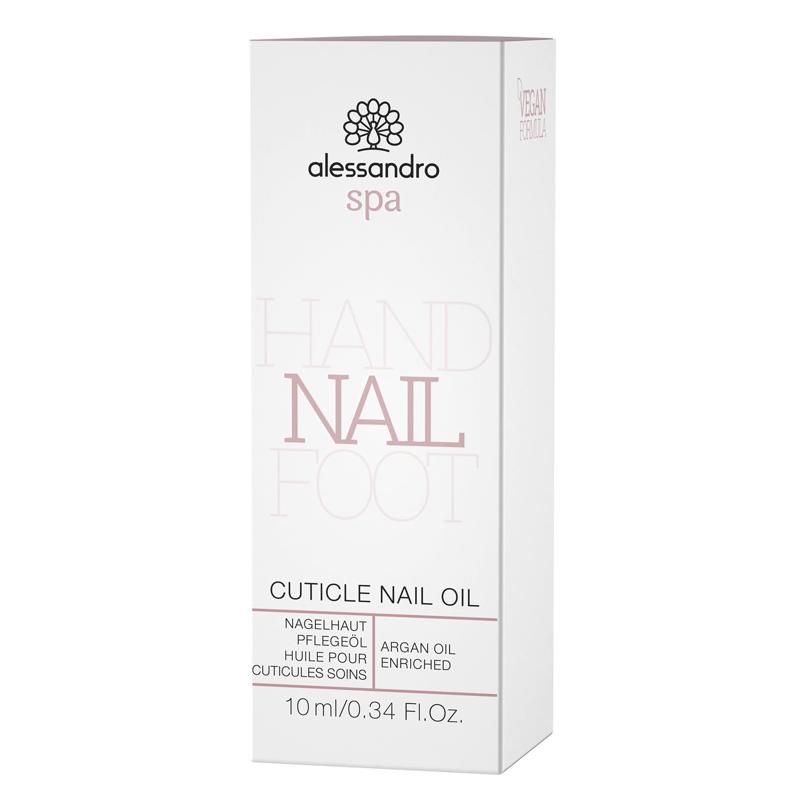 alessandro Spa Cuticle Nail Oil – olejek do pielęgnacji skórek paznokci z olejkiem arganowym, w przypadku suchych skórek paznokci, 10 ml