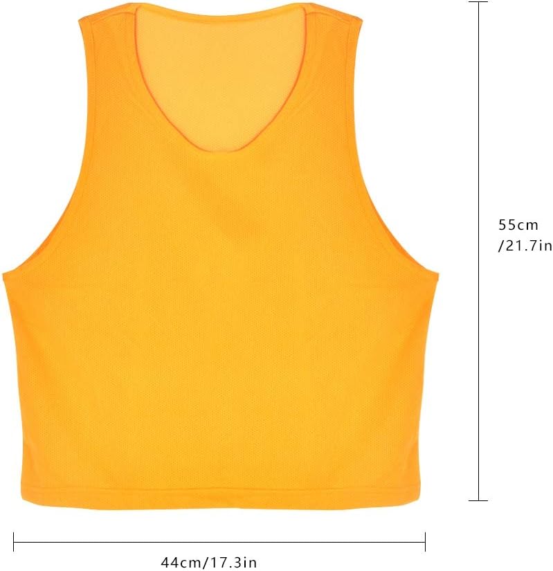 Alomejor Mesh Design Breathable Training Vests for Kids Football Volleyball Team Sports, Fast Drying, 180 Days