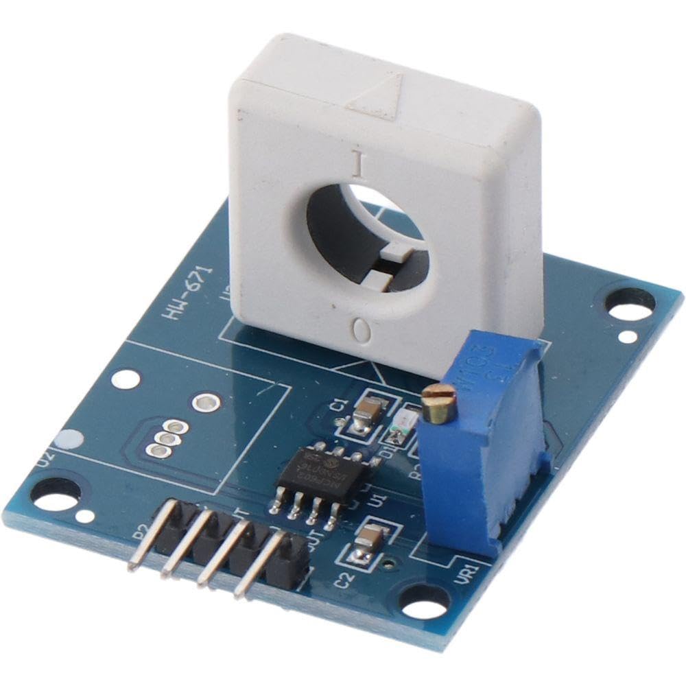 AllGIFT Current Sensor Module Board WCS1800 Professional 35A Hall Current Sensor Detector Blue Short Circuit