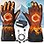 Heated Gloves for Men Women, Rechargeable Heated Gloves with 7.4V 6000mAh Battery, Waterproof & Upgrade Non-Slip with Touchscreen,Heated Work Gloves for Motorcycling/Skiing/Hunting/Outdoor Work,Medium