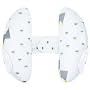 XIGGA Supports Baby's Head and Neck Soft and Comfortable Travel Pillow, Banana-Shaped Adjustable Size Stroller Car Pillow Suitable for Boys and Girls.