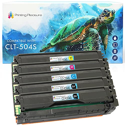 Image of 5 (1 Set + 1 Black) Compatible Toner Cartridges for Samsung CLP-415N CLP-415NW CLX-4195FN CLX-4195N CLX-4195FW Xpress C1810W C1860FN C1860FW - Black/Cyan/Magenta/Yellow, High Yield