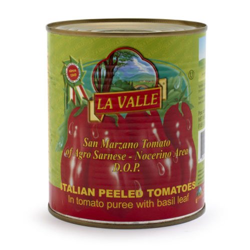 Bella Terra San Marzano Region Tomates pelados enteros 28 oz Yaxa