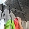 Hook & Hang Bungee Cords - Storage & Organization Cords - Hang Hoses, Cords, Ladders, Bikes, Tools & More. an Incredible Organizer! (3 PK, Black)