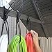 Hook & Hang Bungee Cords - Storage & Organization Cords - Hang Hoses, Cords, Ladders, Bikes, Tools & More. an Incredible Organizer! (3 PK, Black)