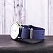 Clockwork Synergy® Classic Ballistic - 16mm Navy Blue Nylon Ballistic Watch Strap