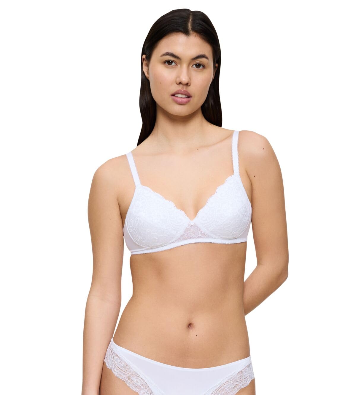 Triumph Amourette P White, White, 34B