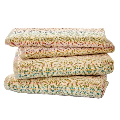 SKL Home Rhapsody 2 Bath, 2 Hand Towel Set, Multi