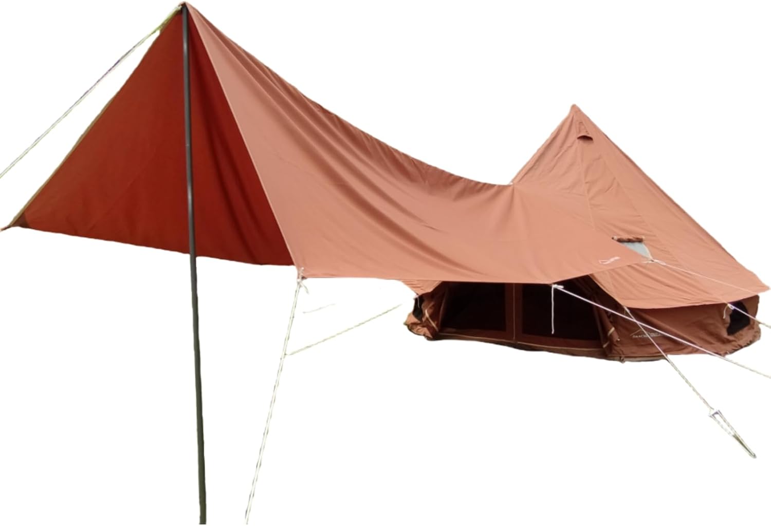 DANCHEL OUTDOOR Canvas Bell Tent with Camping Canopy UK Ubuy