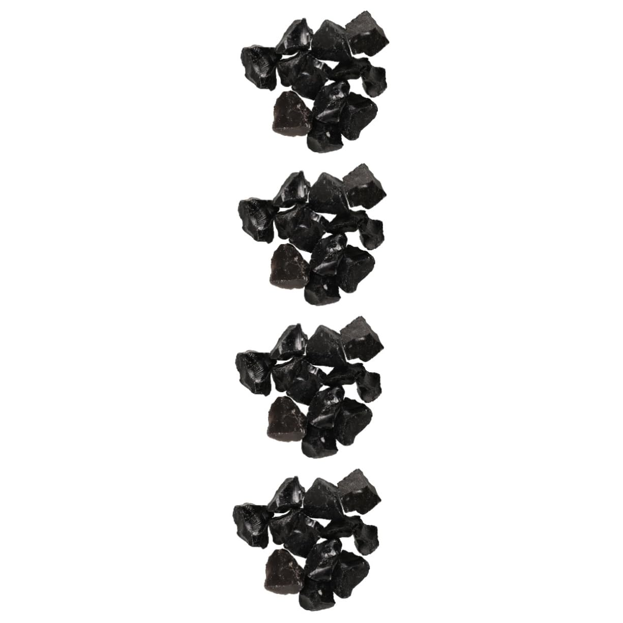 Alipis 4 Stück 1 Obsidian Rohstein Obsidian Kies Set Roher Natürlicher Roh Kristall Steinsammlungen Kristall Rohstein Kugelkristalle In Großen Mengen