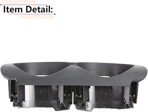 Miniatura 5 de RLB-HILON Divisor de inserción de portavasos compatible con Mercedes Benz C300 C350e C43 C63 AMG E300 E400 GLC300 2015 a 2021 Año