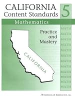 California Content Standards Mathematics Practice and Mastery Benchmark Test Grade 5 0760948372 Book Cover