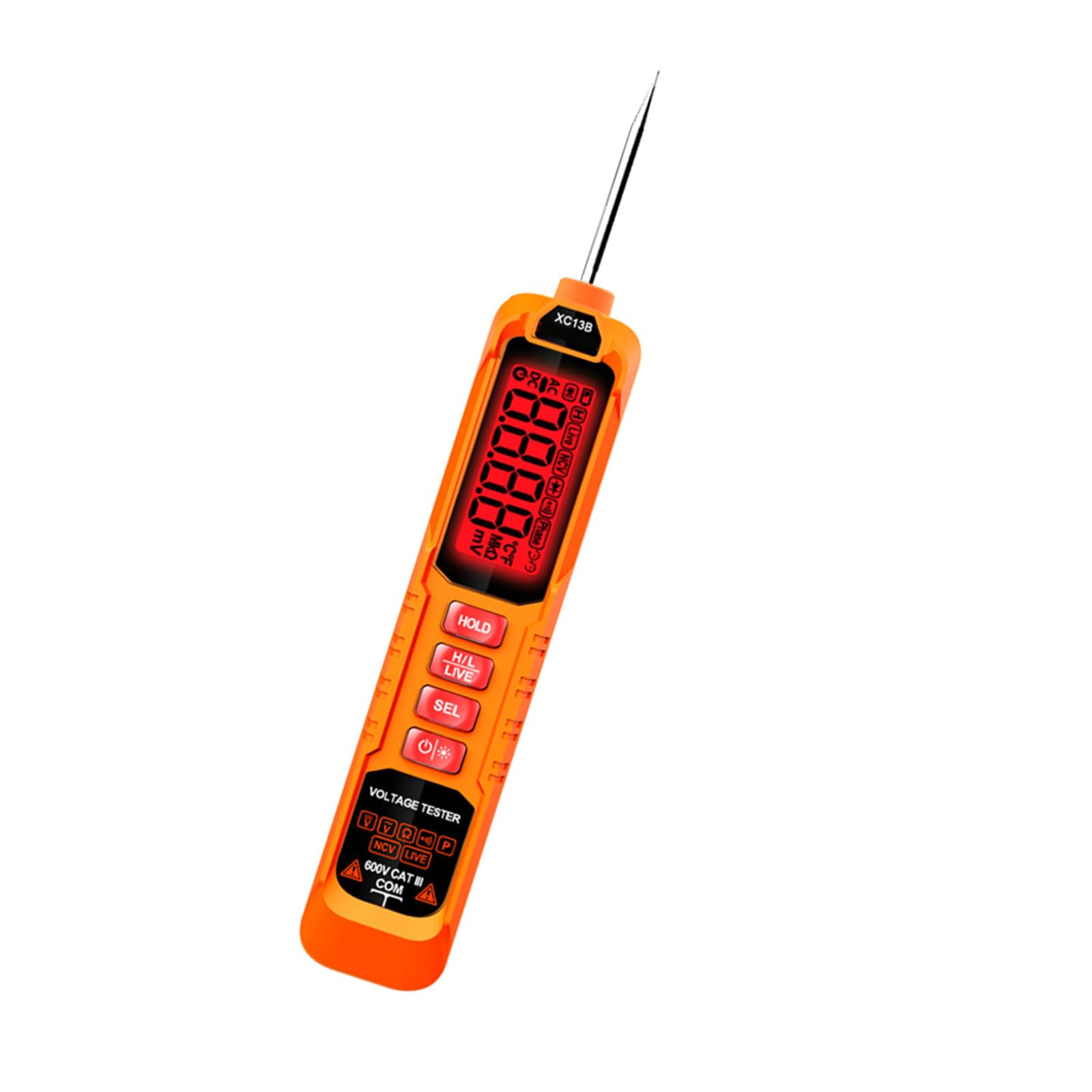 Kalttoy Digital Voltages Tester Pen For Automotive Electrical Diagnostics With Lcd Screen And Burn Out Protective Waterproof Voltages Detector Pen