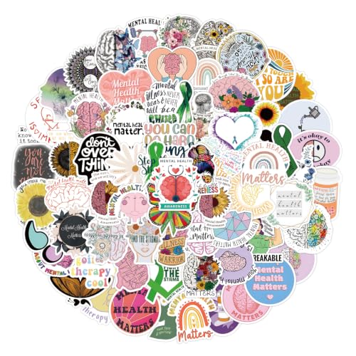 Cobee - Pegatinas de concienciación sobre la salud mental, 100