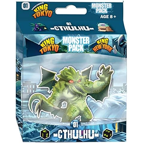 Iello | King of Tokyo: Cthulhu Monster Pack | Board Game | Ages 8+ | 2 to 6 Players | 30 mins Minutes Playing Time Cover