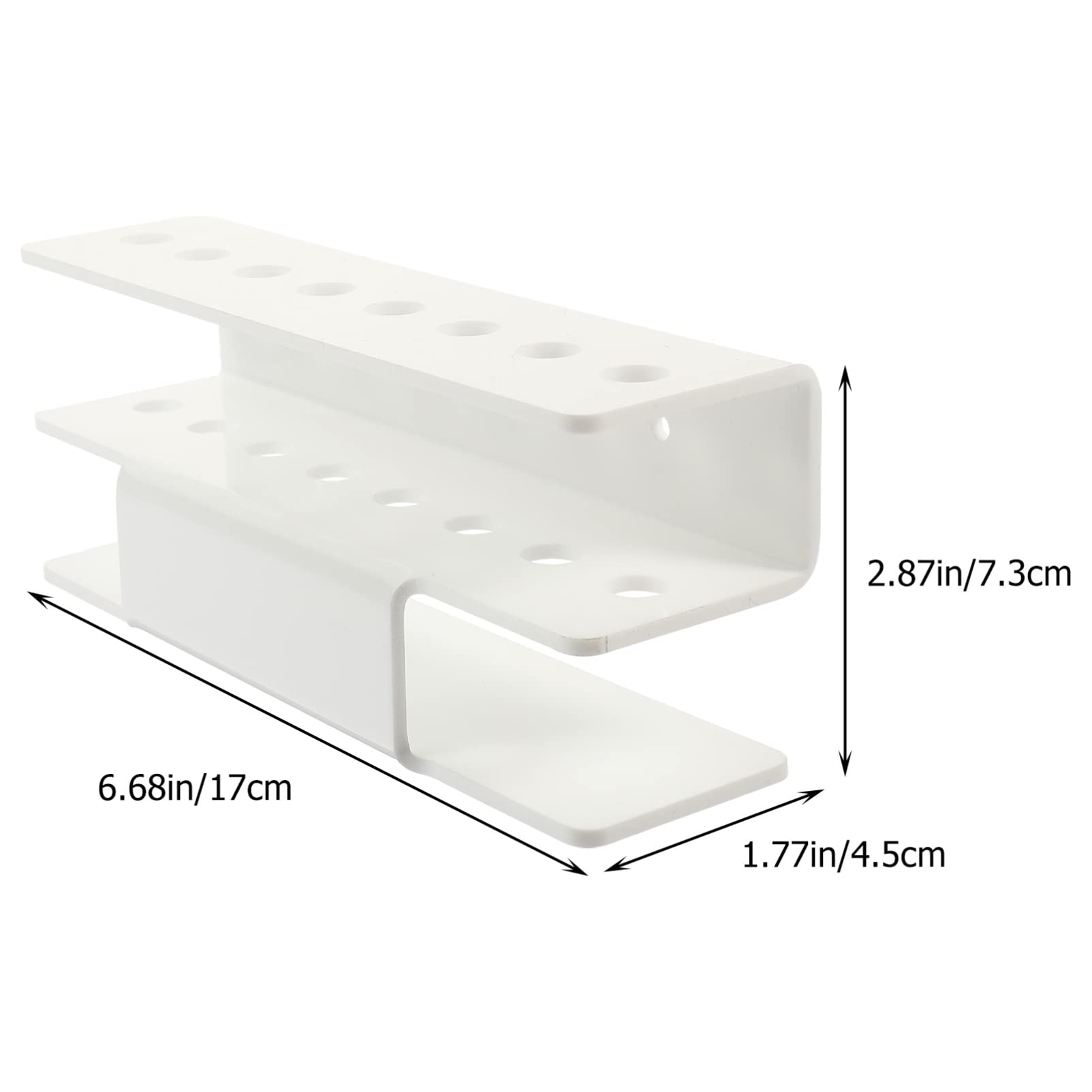 BRIGHTFUFU Mounting Acrylic Display Holder Wall Holder for Storage Shelf Lightweight Portable Durable Easy Access