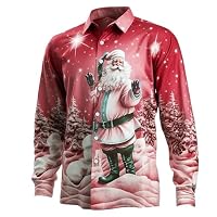 Produktbild von Weihnachtshemd Herren Langarm Weihnachten Freizeithemd