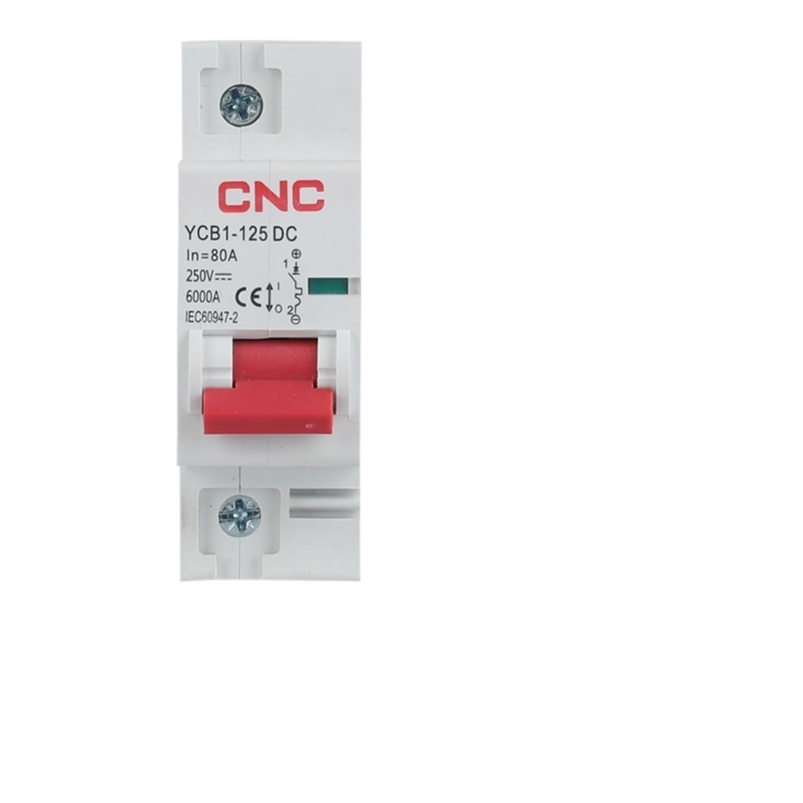 AVSBBYEPS YCB1-125DC 1P MCB DC250V 500V Solar Energy Photovoltaic DC Circuit Breaker 80A/100A/125A Mini