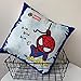 Jingrui Ironman Funda De Cojín Hero Pillow Lino Algodón Fundas De Almohada Dormitorio Sofá Decoración