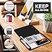 Sooez Clipboards with Storage, High Capacity Clip Boards 8.5x11 with Pen Holder, Heavy Duty Plastic Paper Organization Folder Cases, Letter / A4 Size for Nurse Teachers, School & Office Supplies