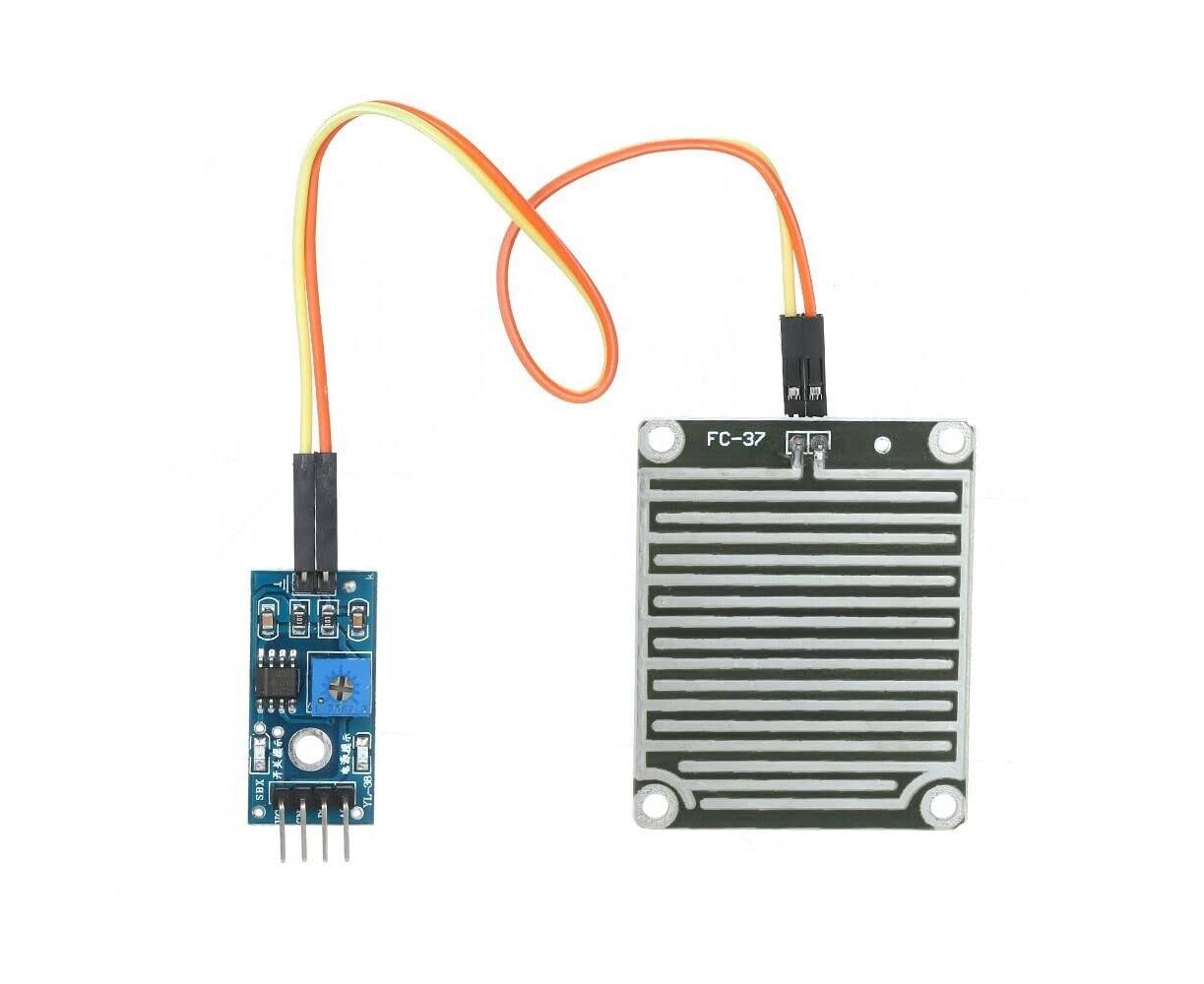 Prakti Raindrops Detection sensor modue rain module weather module Humidity For Arduno (B0BYXCXLP7) Amazon Price History, Amazon Price Tracker