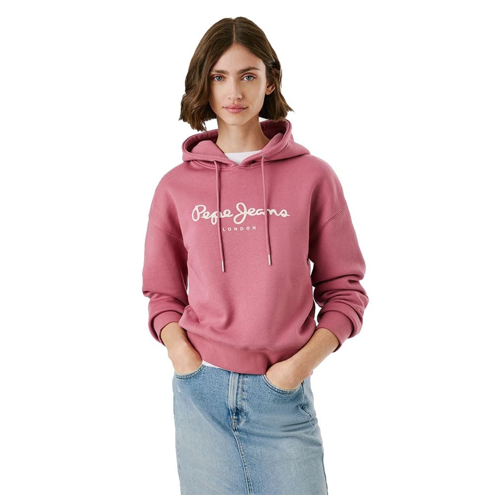 Pepe Jeans Baddy Hoodie Sudadera Mujer (Pack de 1)