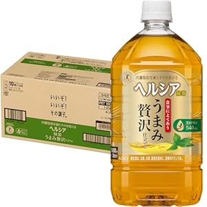 [トクホ] ヘルシア 緑茶 うまみ贅沢仕立て 1L×12本