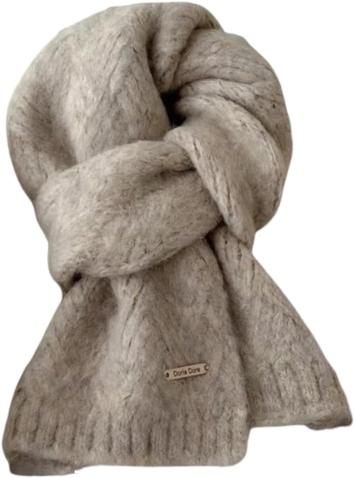 Premium Comfort Luxury 100% Alpaca Wool Warm Neck Scarf For Women Shawl Wraps Winter Scarves Blanket Soft Lightweight