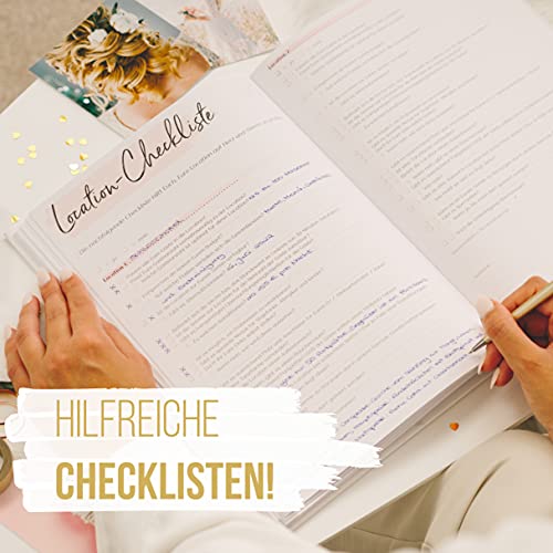 TWIVEE - Der kompakte Hochzeitsplaner - Wedding Planner - deutsch - über 120 Seiten - Organizer für Eure Trauung - Buch zur Hochzeit - Ideales Verlobungsgeschenk