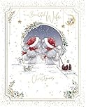 Me To You Tatty Teddy Luxury Handmade Boxed Christmas Card For My Beautiful Wife 8x10ins - Official Collection