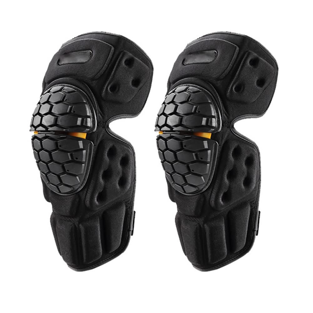1pair Cross-country Riding Comfortable Soft Anti-fall Wear-resistant Knee Pads Motorcycle Riding Gear Anti-fall Cycling Kneepad