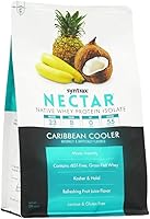 Vista 2 de Syntrax Nutrition Nectar, 100% proteína aislada de suero en polvo, sabor refrescante a fruta, enfriador caribeño, 2 libras