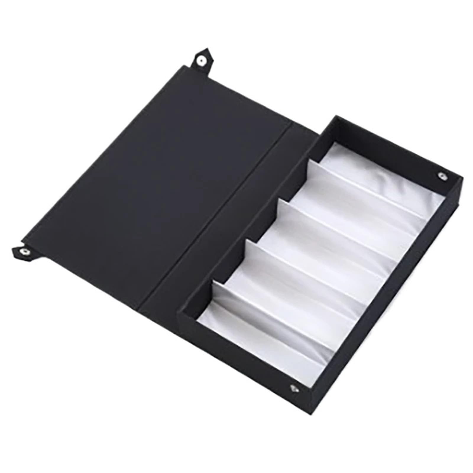 Organizador para Gafas De Sol Estuche for Gafas con 8 Ranuras, Gafas de Sol, Almacenamiento, Rejilla de exhibición, Soporte, Caja, Organizador de Gafas(8grids Black-2pcs)