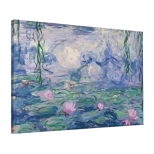 Impression sur toile de lotus 40x60 cm pour la décoration murale du salon