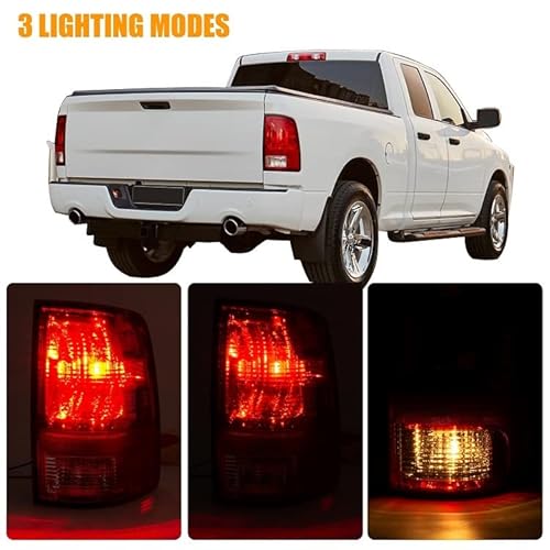 Wztepeng Ram Right Tail Light Compatible With 2009-2018 Dodge Ram 1500 2500 3500 Taillight With Bulb Inside (Passenger Side) #TOP2